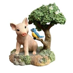 Vintage The Hamilton Collection Figurine Puddle Ploppin’ Farm Livin’ Collection